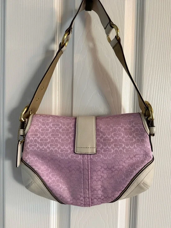 Coach Mini Soho pink and white y2k purse - Picture 9 of 16